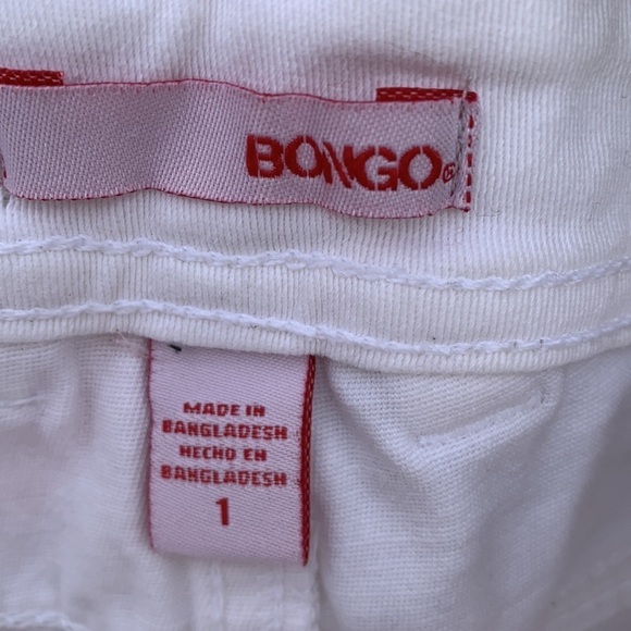 Bongo size 1 white shorts - Picture 3 of 3